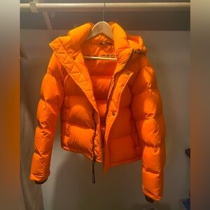 Superpuff Hunter Orange Crop Size Small